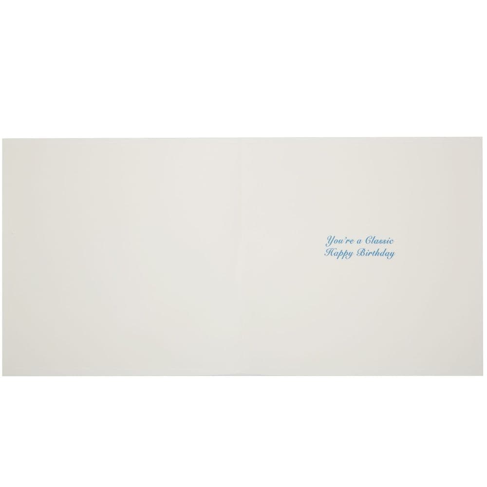 Blue Classic Car Quilling Birthday Card Second Alternate Image width="1000" height="1000"