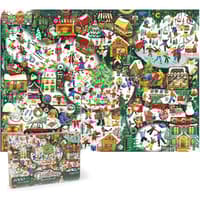 image Christmas Illustrated 1000 Piece Puzzle Main Product Image