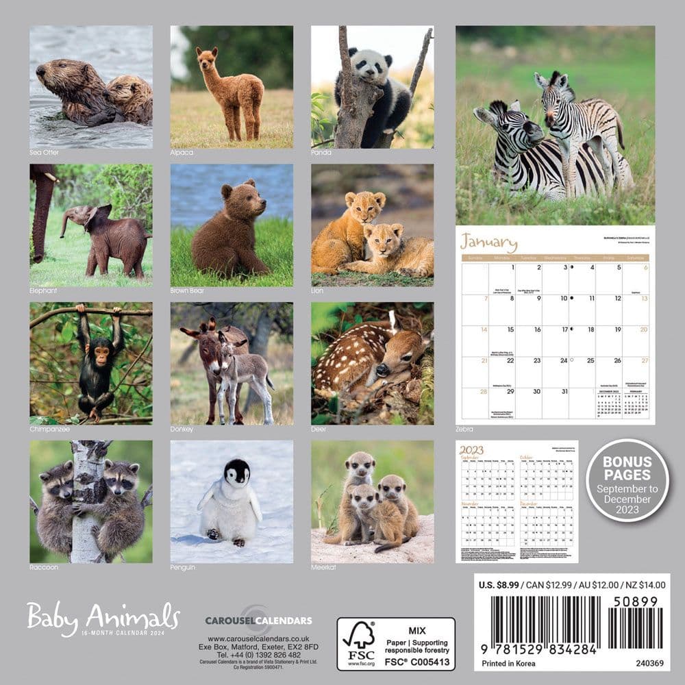 Baby Animals 2024 Mini Wall Calendar Calendars Com   6ea1bbfd 01c6 4a62 A5b3 A2296165055b