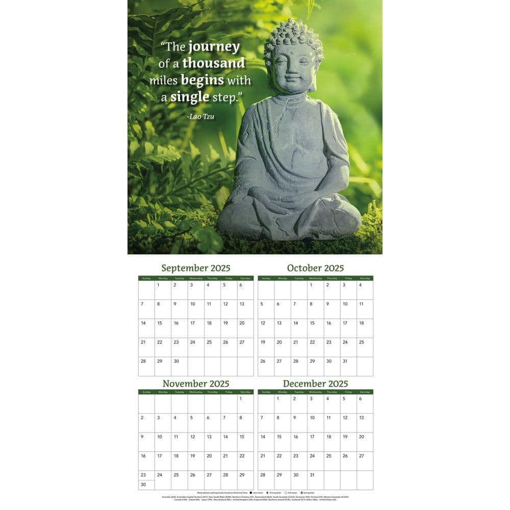 Zen Photo 2026 Mini Wall Calendar_ALT1