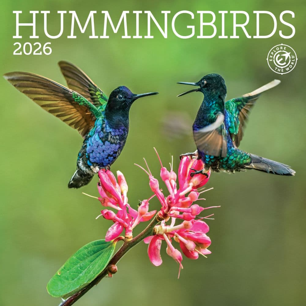 Hummingbirds 2026 Mini Wall Calendar Main Image