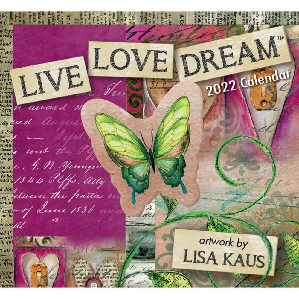 Live Love Dream 365 Daily Thoughts 2022 Desk Calendar