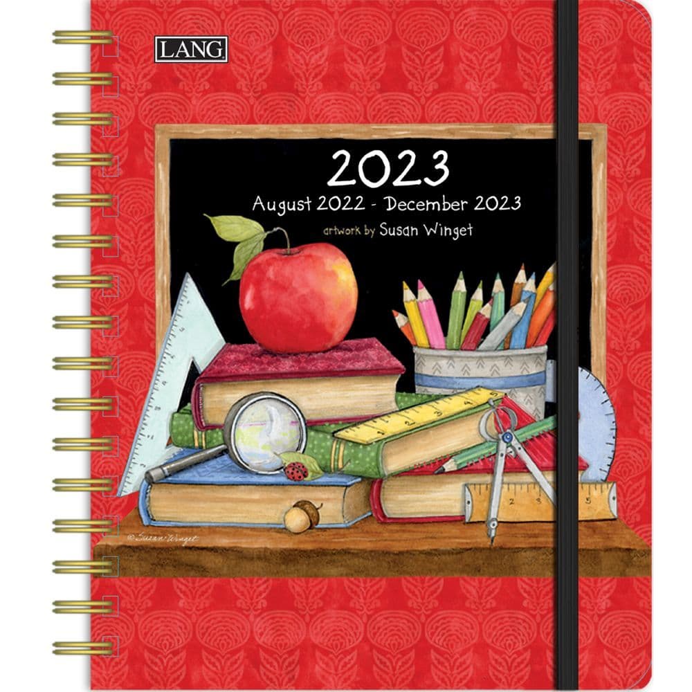 Susan Winget Schoolhouse 2023 Softcover Monthly Planner