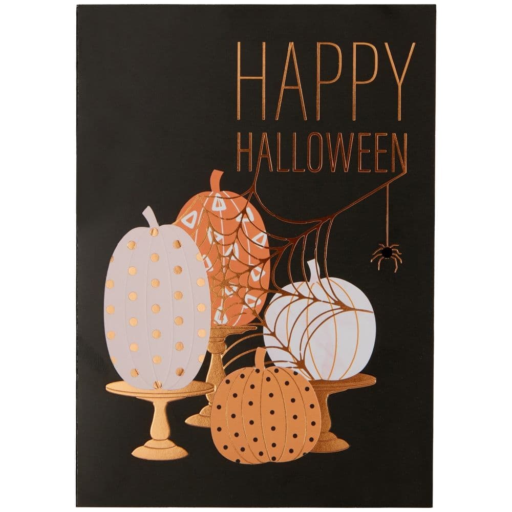 Elegant Decorative Pumpkins Halloween Card First Alternate Image width=&quot;1000&quot; height=&quot;1000&quot;