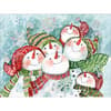 image Snowman Gathering Classic Christmas Cards Main