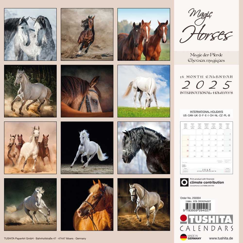 Magic Horses 2025 Wall Calendar First Alternate Image width="1000" height="1000"