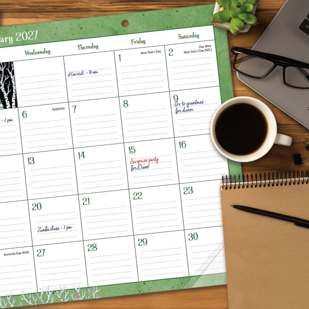 Simple Inspirations 2027 Desk Pad by Debi Hron Third Alternate Image