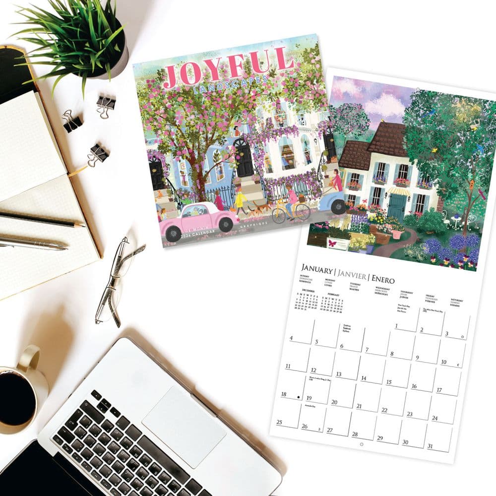 Joyful Landscapes 2026 Wall Calendar Fourth Alternate Image