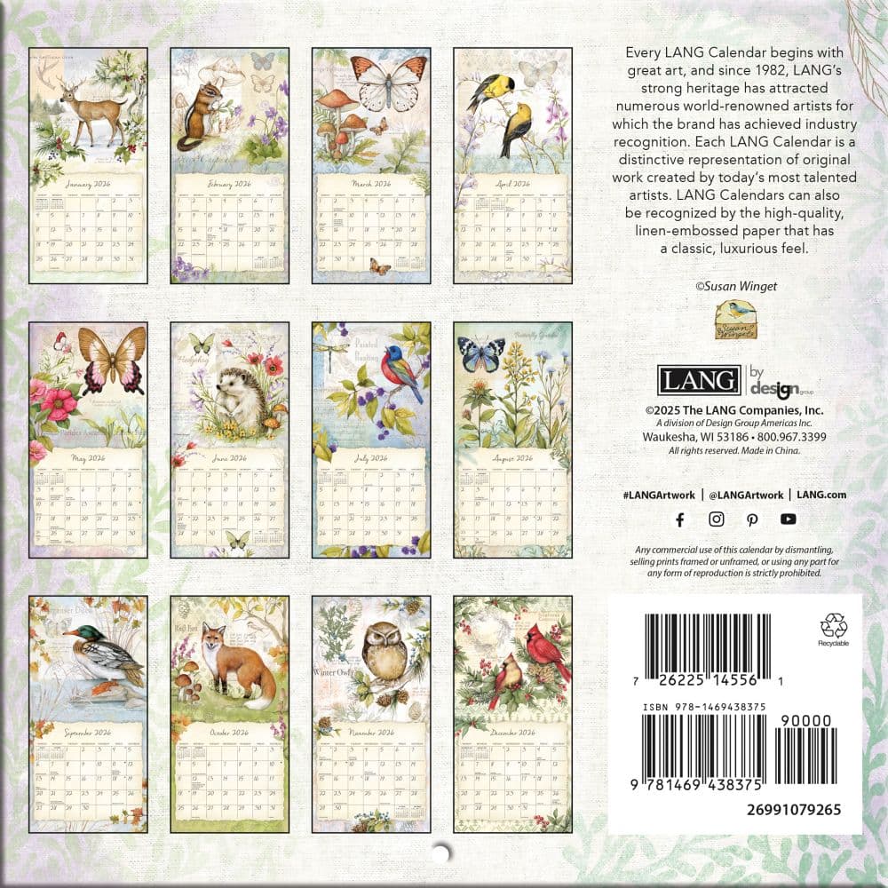 Field Guide 2026 Mini Wall Calendar_ALT3