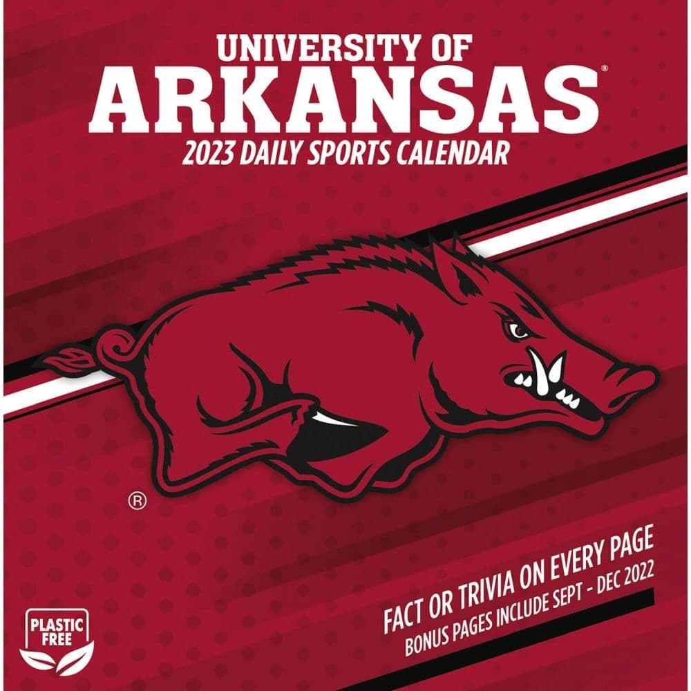 University Of Arkansas Calendar 2023 Arkansas Razorbacks 2023 Desk Calendar - Calendars.com