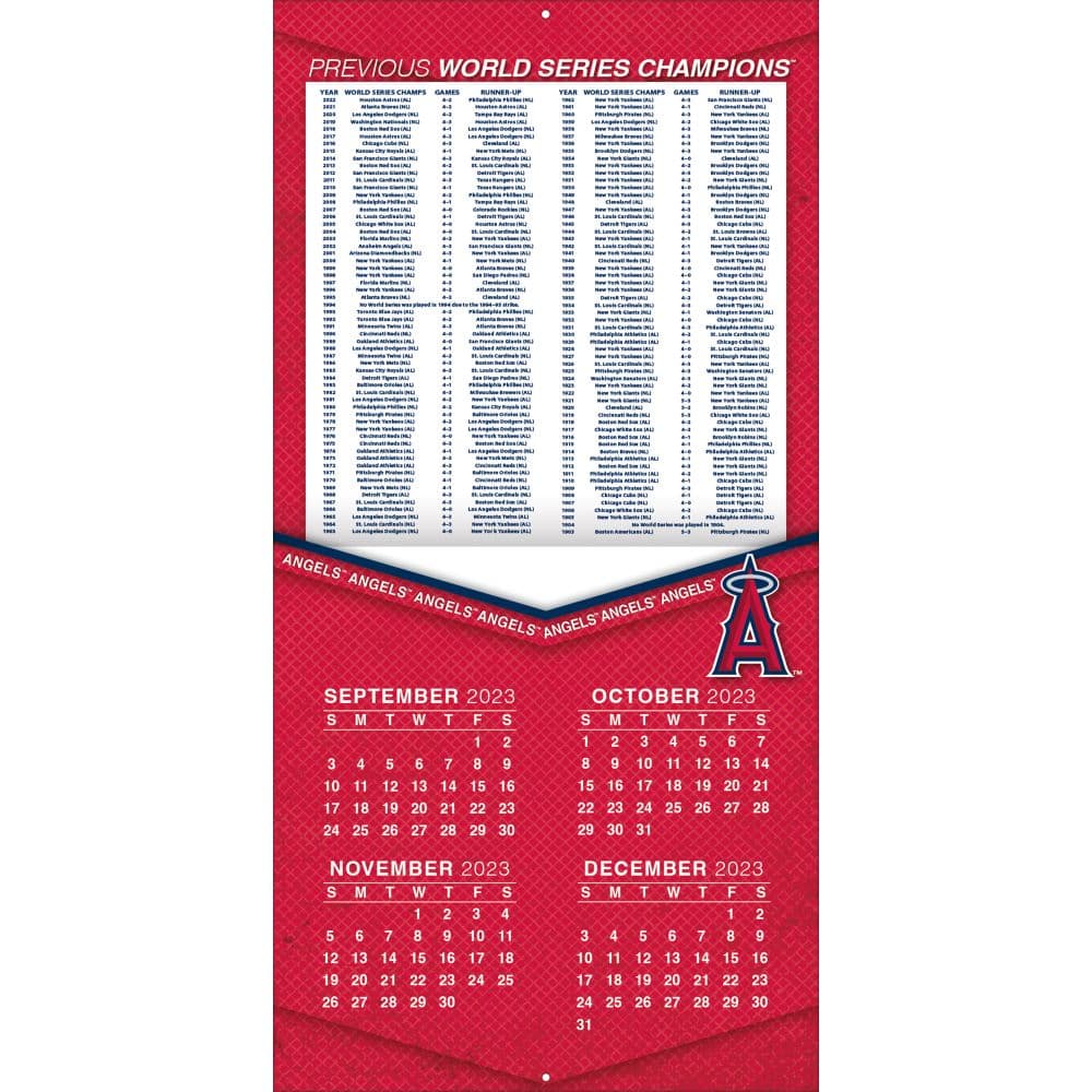 Los Angeles Angels 2024 Wall Calendar - Calendars.com
