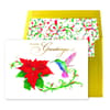 image Poinsettia and Hummingbird Christmas Card Main Product Image width=&quot;1000&quot; height=&quot;1000&quot;