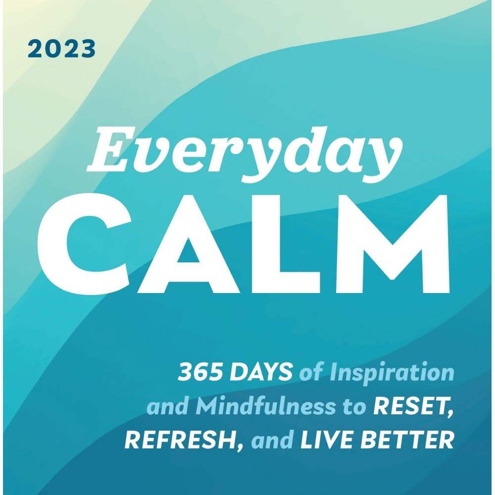Sourcebooks Everyday Calm 2023 Desk Calendar