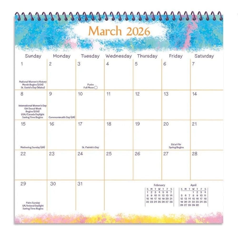 Sisters Are Forever 2026 Mini Wall Calendar Seventh Alternate Image