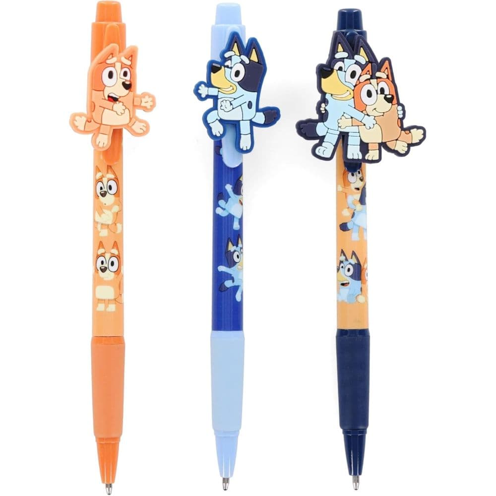 Bluey 3 Pack Pens Main Product Image