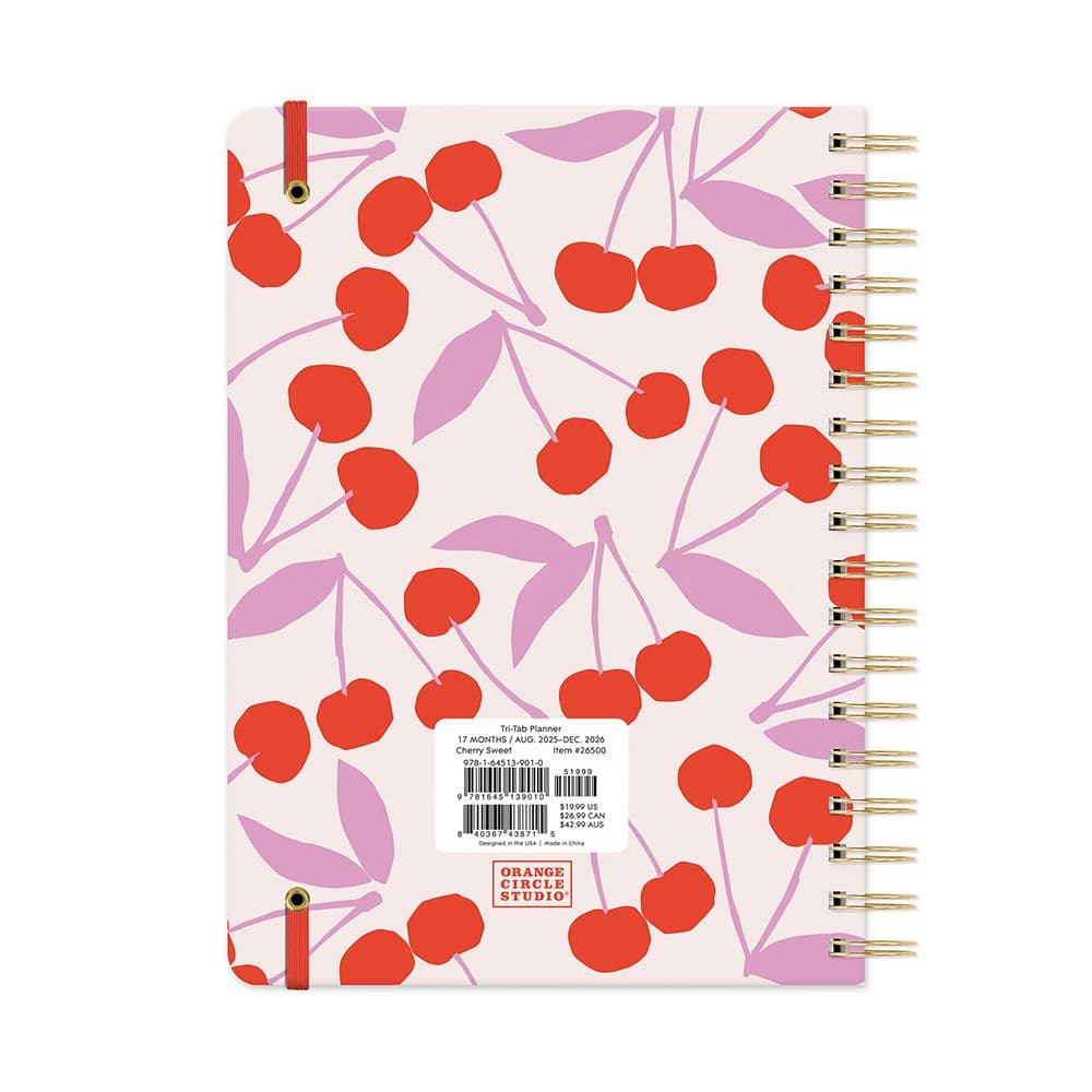 Cherry Sweet Tri Tab 2026 Planner First Alternate Image