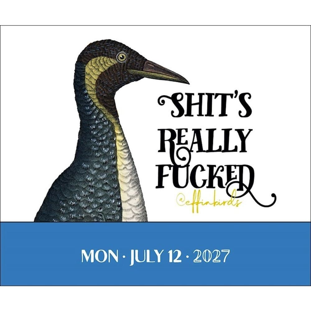 Effin Birds 2027 Desk Calendar Sixth Alternate Image
