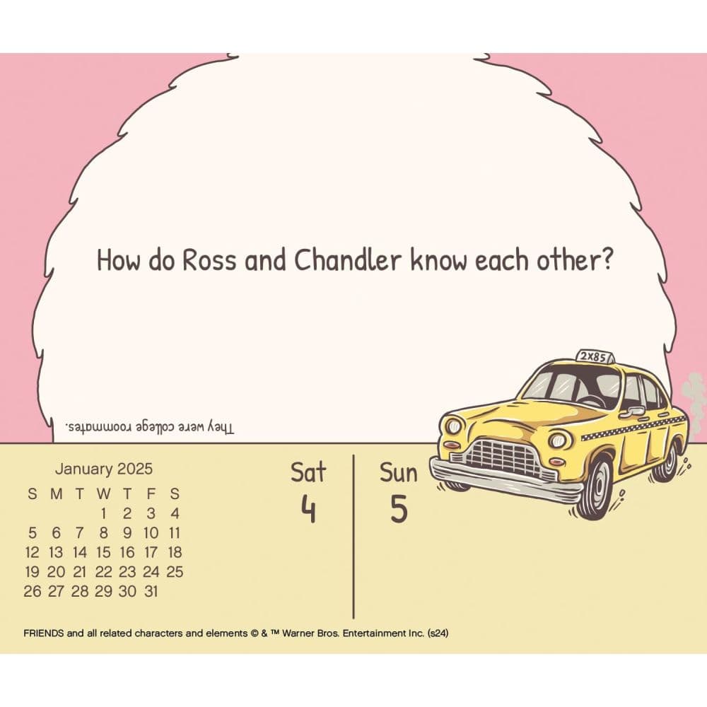 Friends 2025 Desk Calendar Fifth Alternate Image