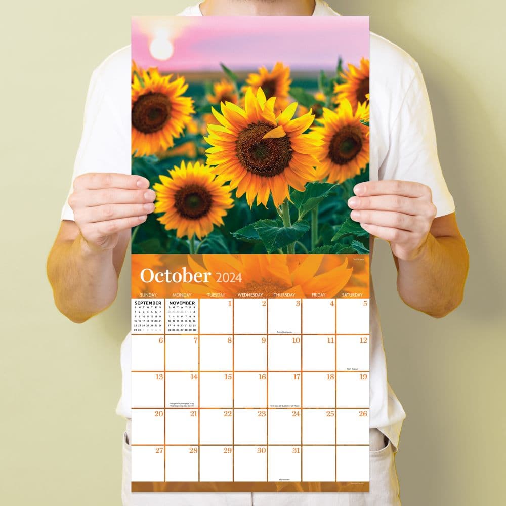 Flowers 2024 Wall Calendar