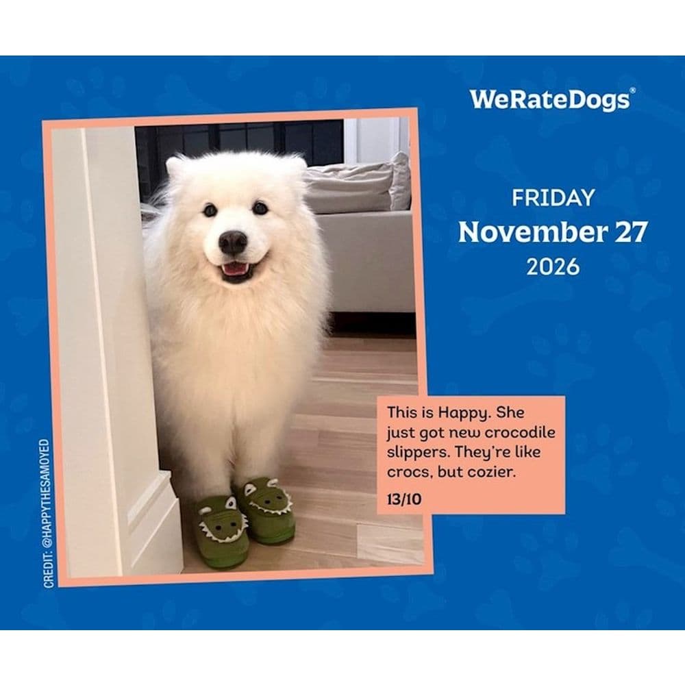 We Rate Dogs 2026 Desk Calendar Second Alternate Image