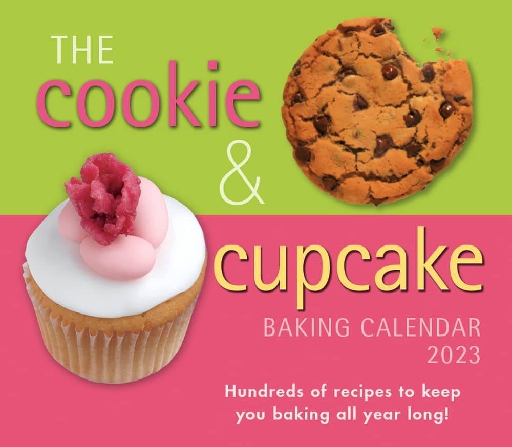 he Cookie and Cupcake Baking 2023 Desk Calendar
