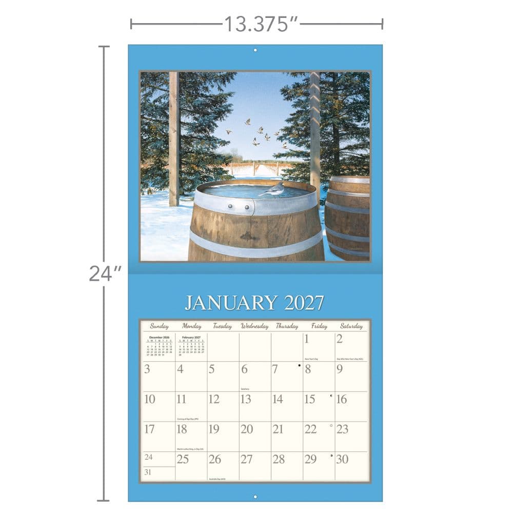 Cottage Country 2027 Wall Calendar by David Ward Third Alternate Image