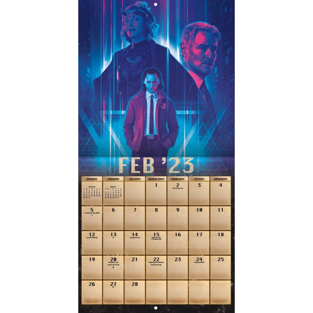 Marvel Loki 2023 Wall Calendar - Calendars.com