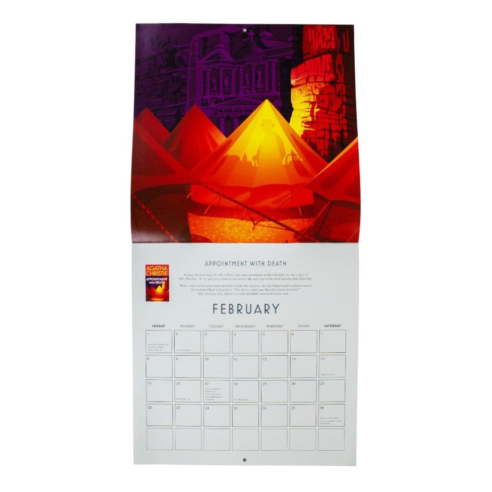 Poirot 2026 Wall Calendar Fourth Alternate Image