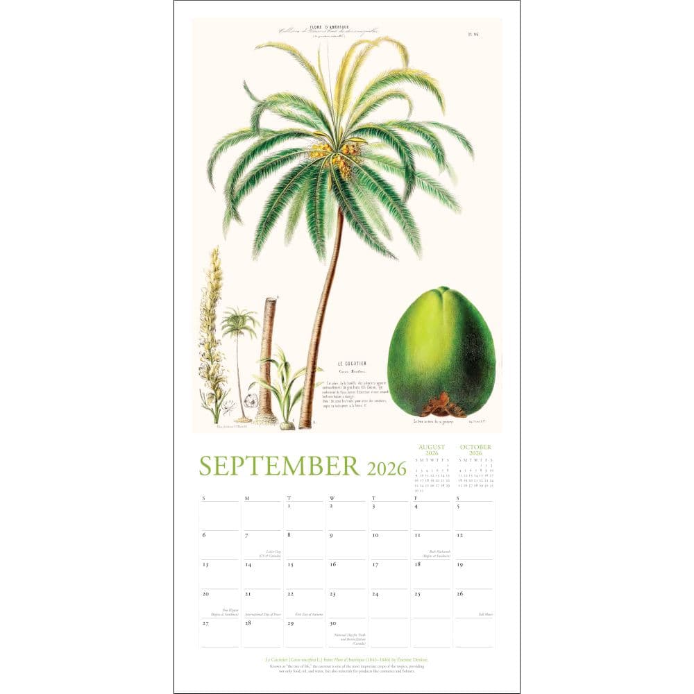 New York Botanical Garden 2026 Wall Calendar Fourth Alternate Image