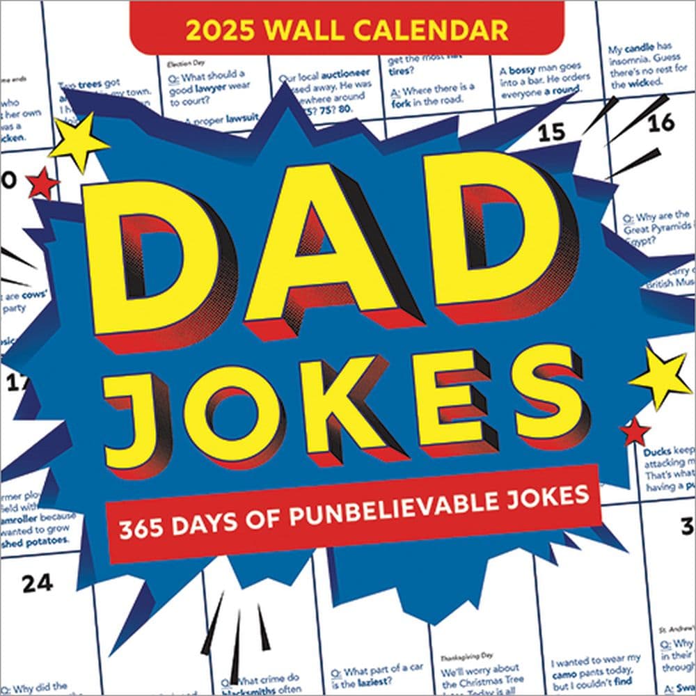 Dad Jokes 2025 Wall Calendar Main Product Image width=&quot;1000&quot; height=&quot;1000&quot;