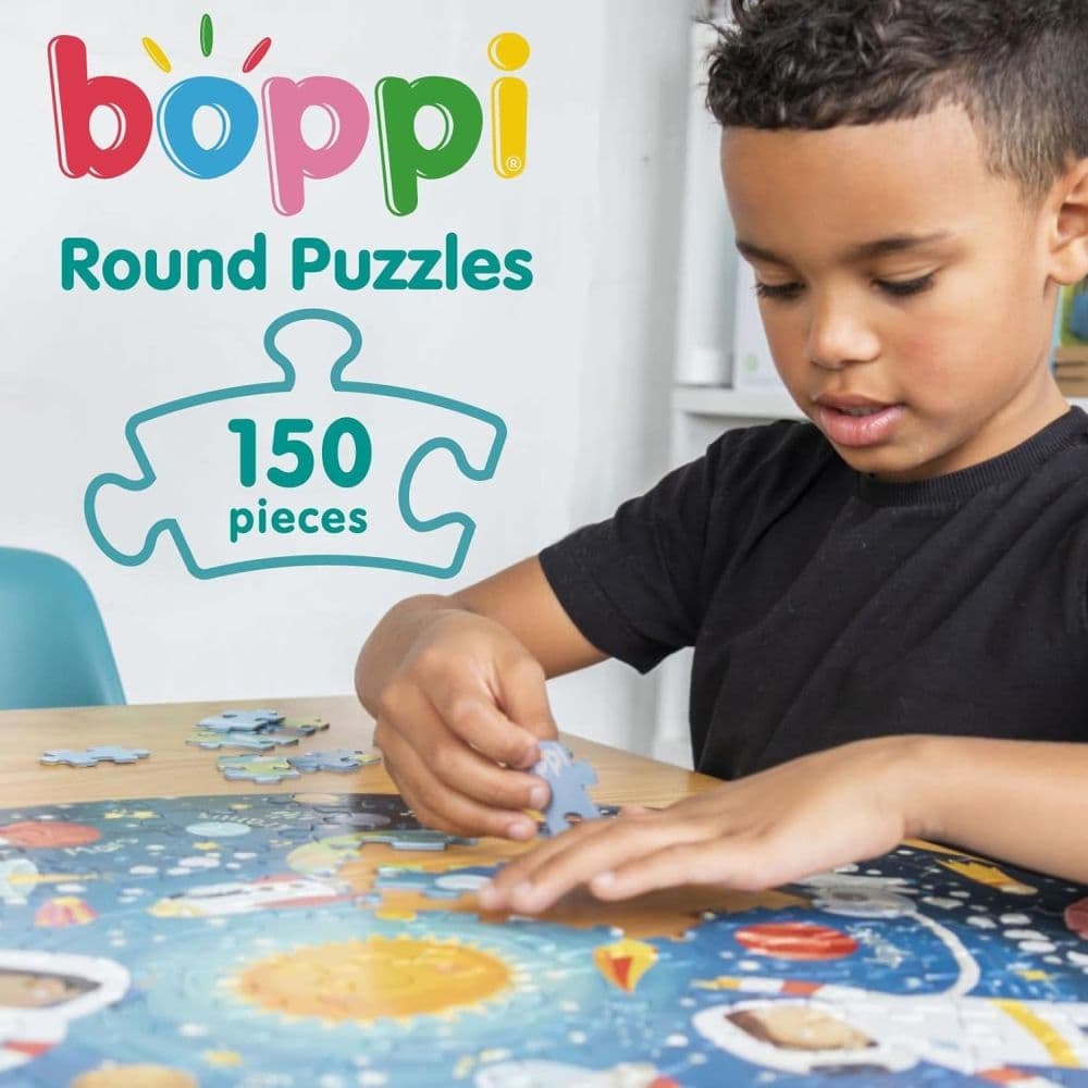 Animals Around World 150 Piece Round Puzzle Seventh Alternate Image