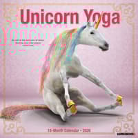 image Unicorn Yoga 2026 Wall Calendar  Main Image