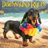 image Dachshund Rules 2025 Mini Wall Calendar Main Image