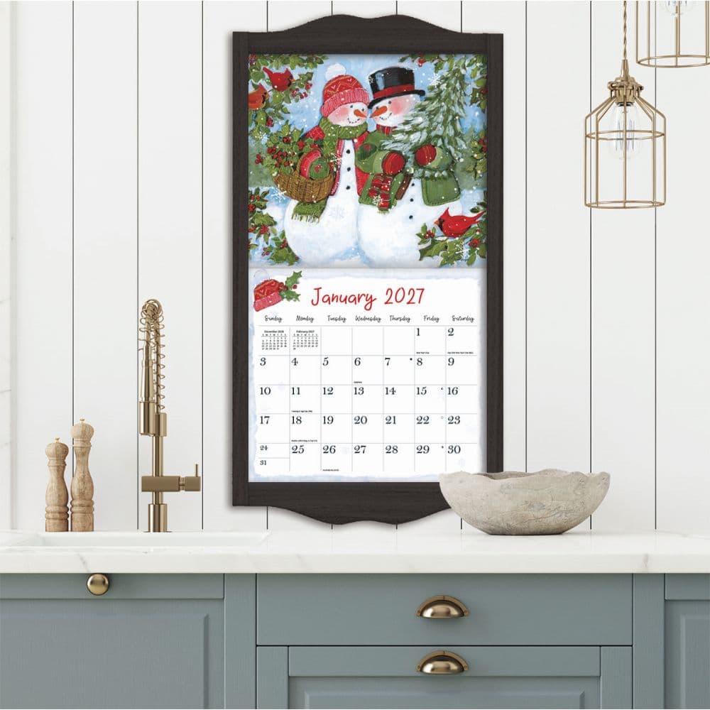 Sam Snowman 2027 Wall Calendar by Susan Winget Sixth Alternate Image