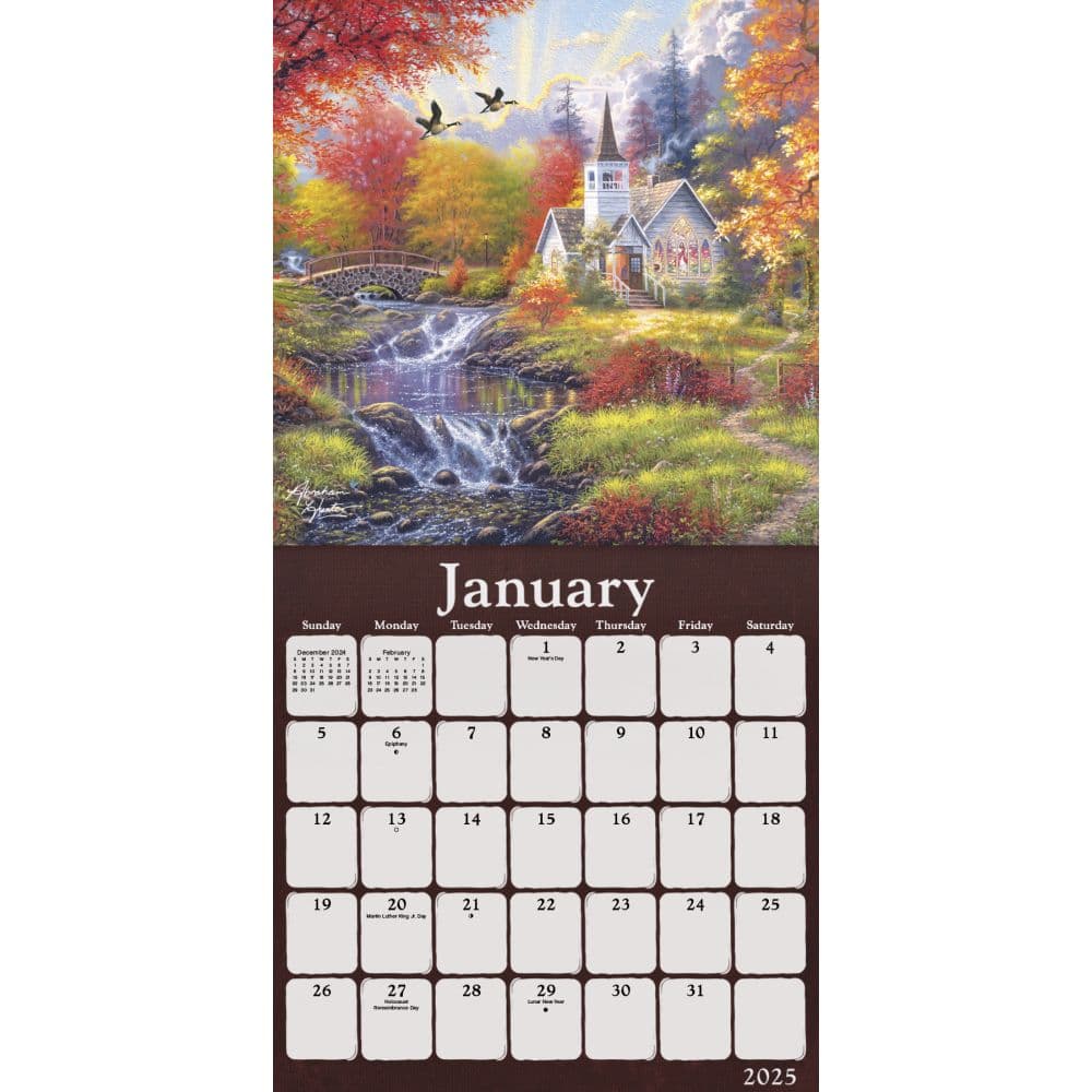 Country Road Abraham Hunter 2025 Mini Wall Calendar_Second Alternate