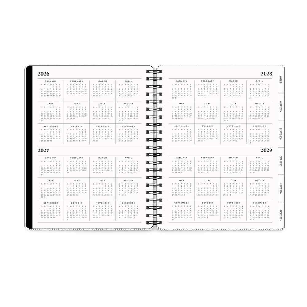 Midnight Black Baxter 2027 Planner Fourth  Alternate Image
