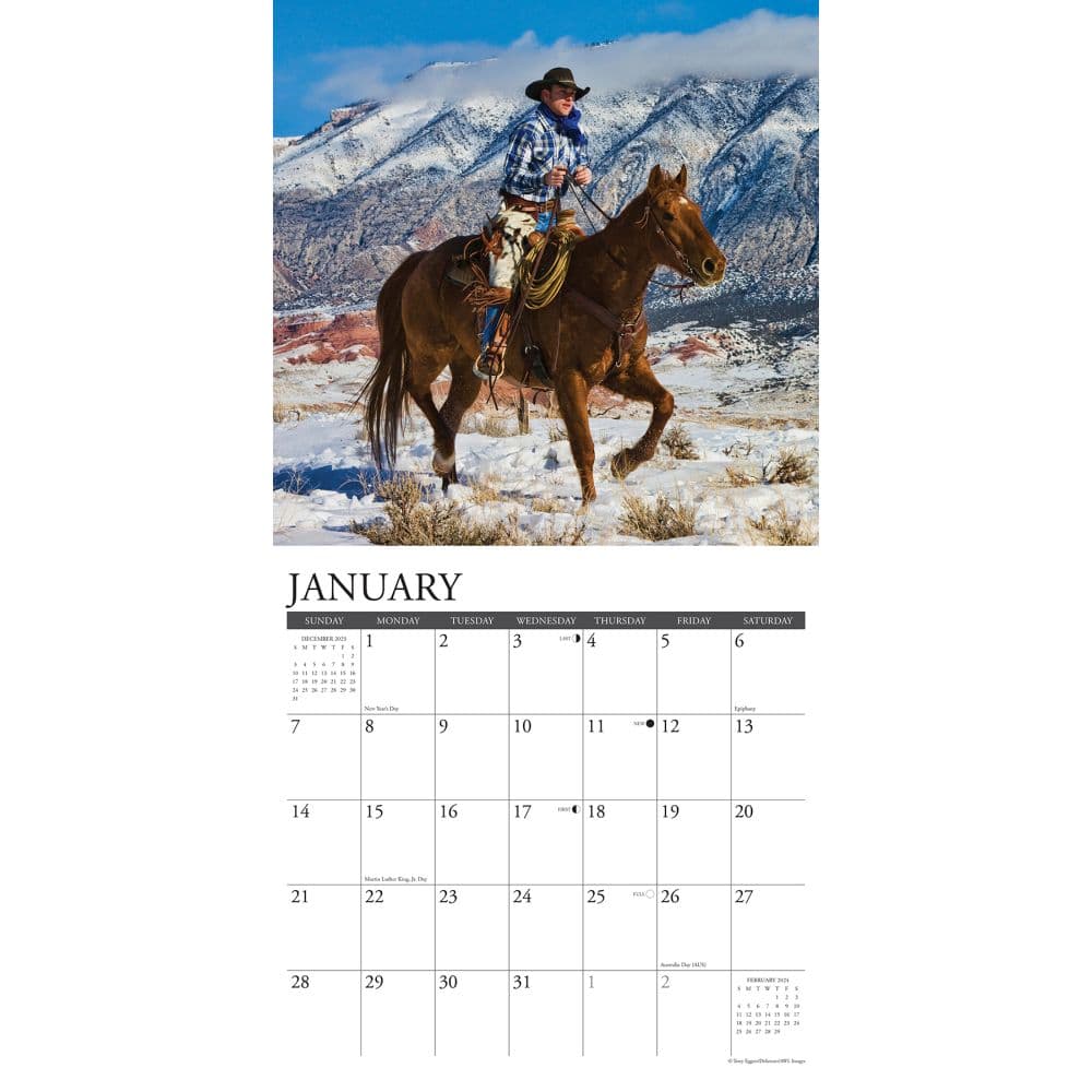 Cowboys 2024 Wall Calendar