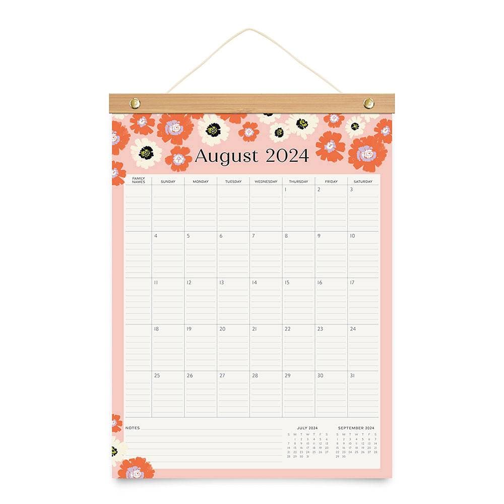 Botanical Family 2025 Wall Calendar August