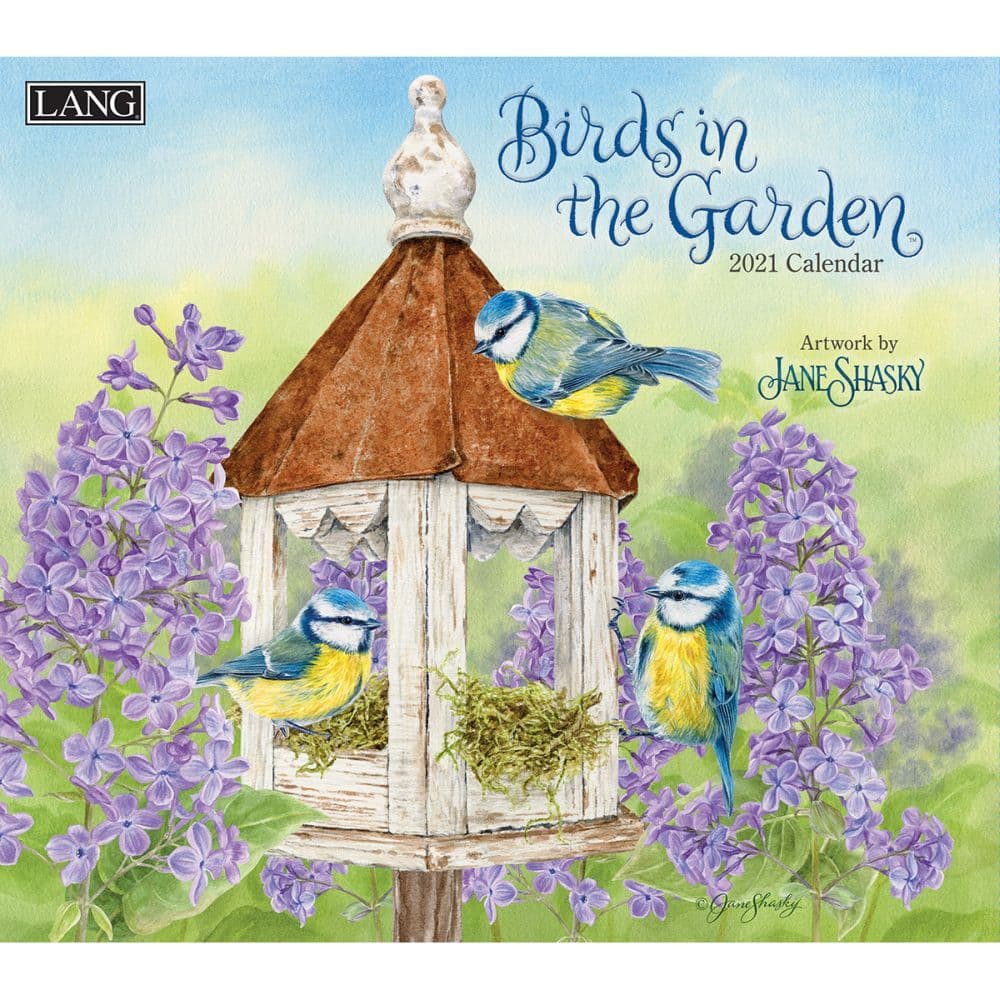 Birds in the Garden Wall Calendar by Jane Shasky