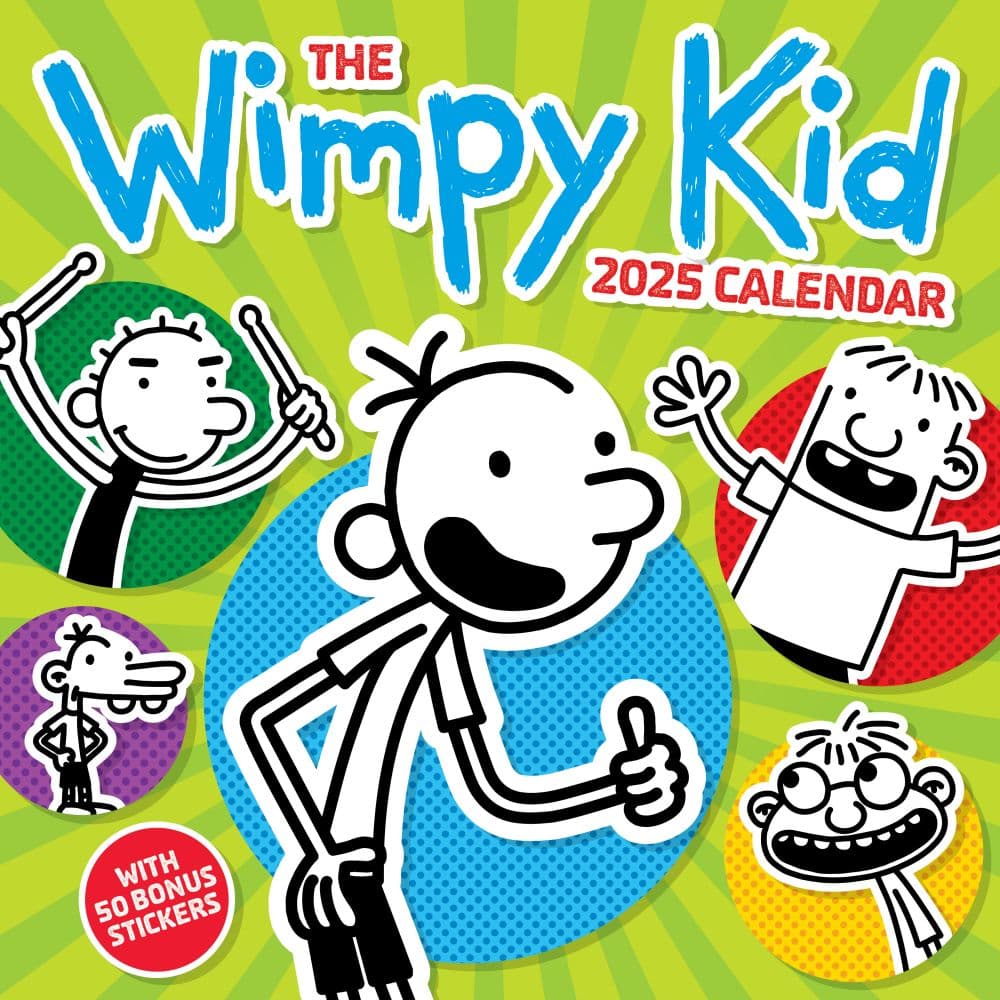 Diary of a Wimpy Kid 2025 Wall Calendar Main Product Image