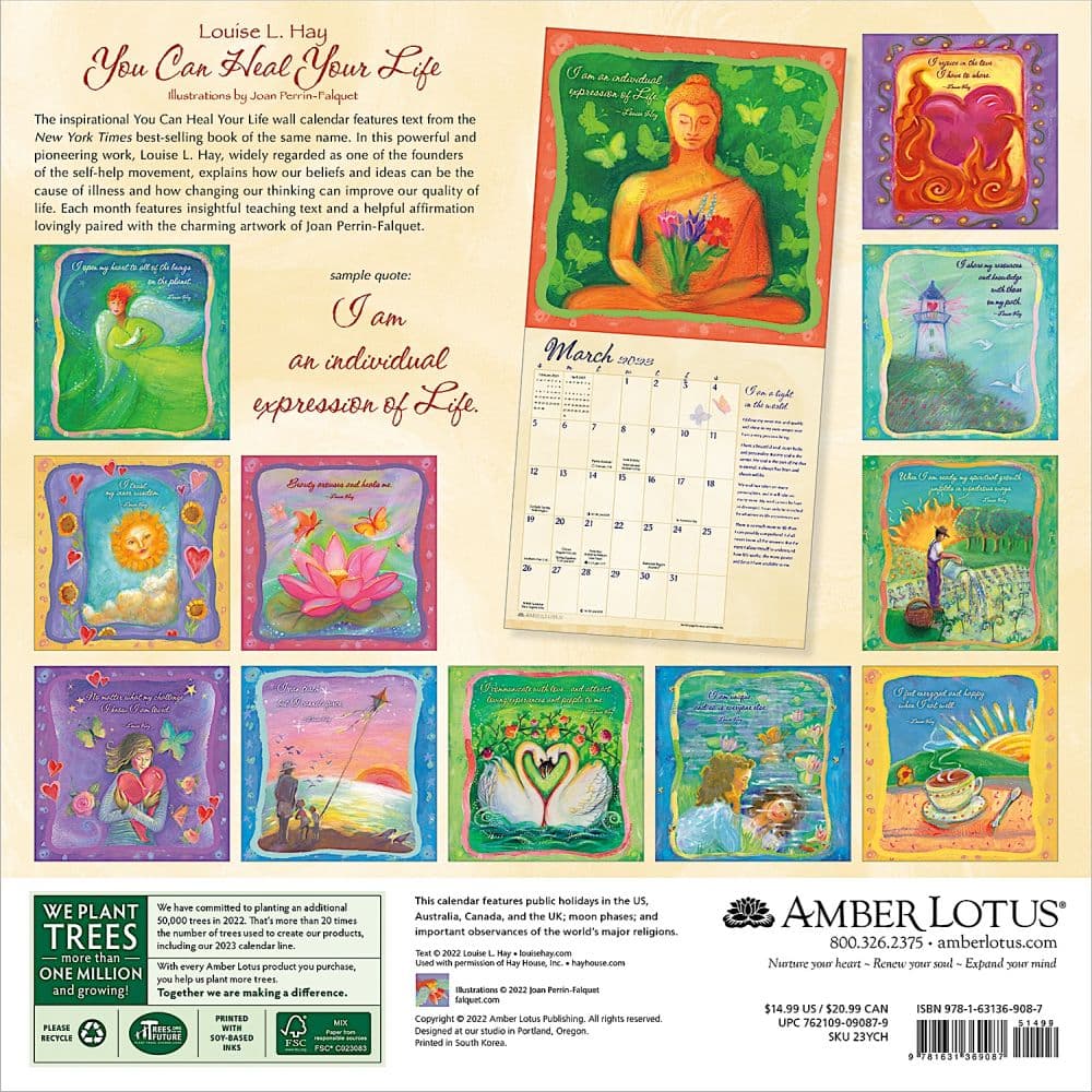 You Can Heal Your Life 2023 Wall Calendar - Calendars.com