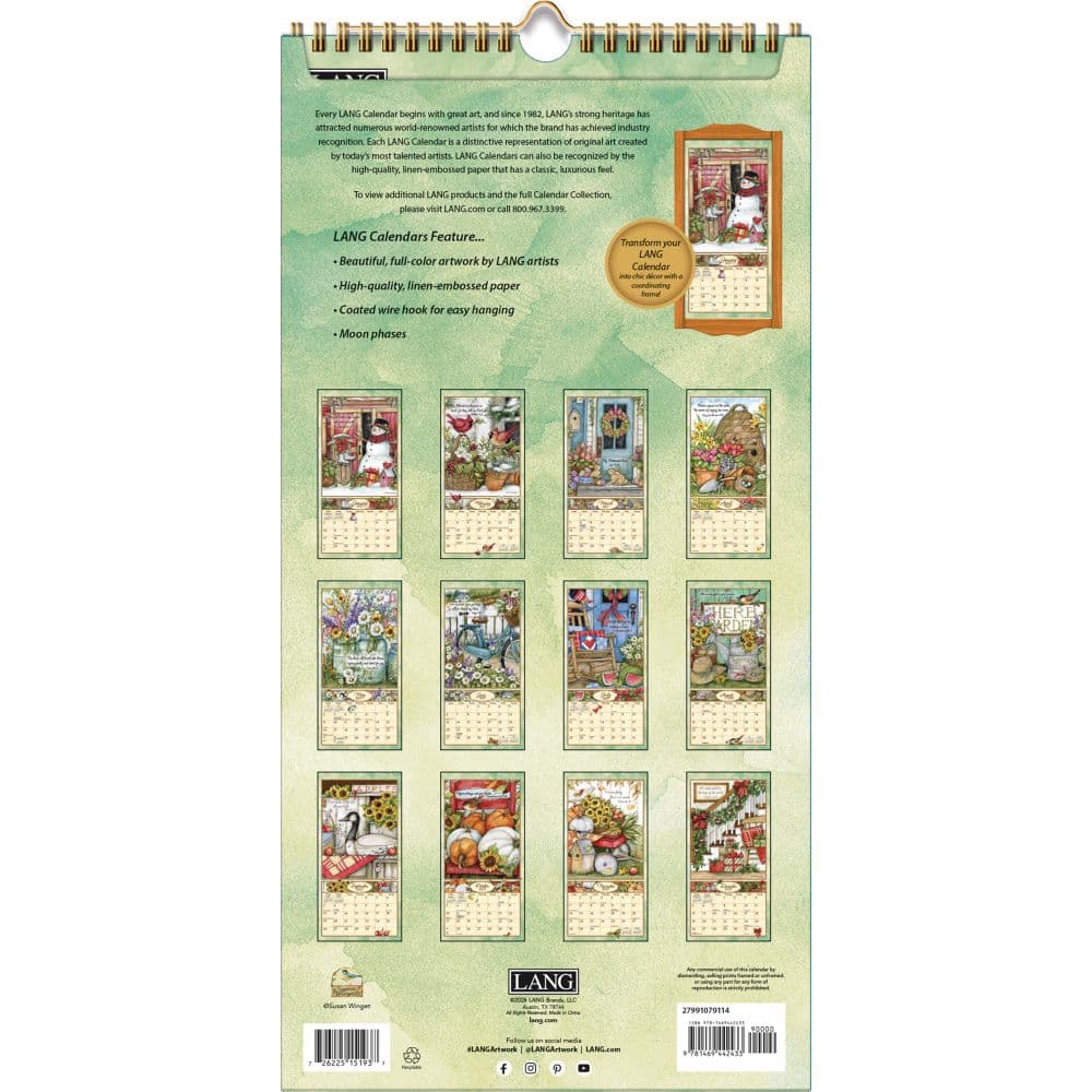 Bountiful Blessings 2027 Vertical Wall Calendar by Susan Winget First Alternate Image