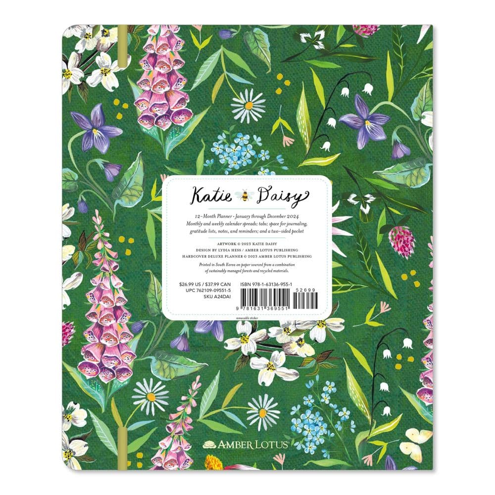 Katie Daisy Weekly Deluxe 2024 Planner Calendars