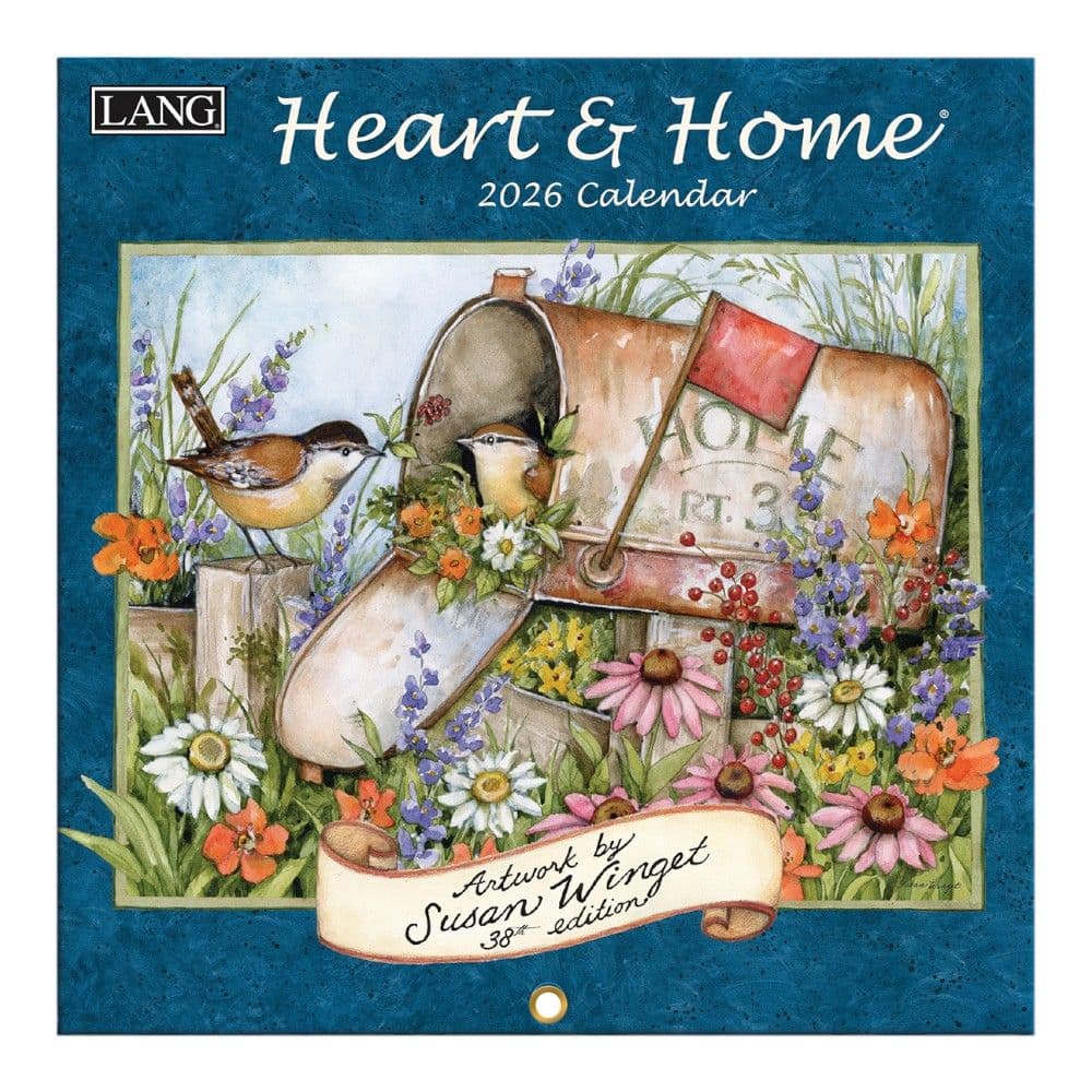 Heart and Home 2026 Mini Wall Calendar Main Image