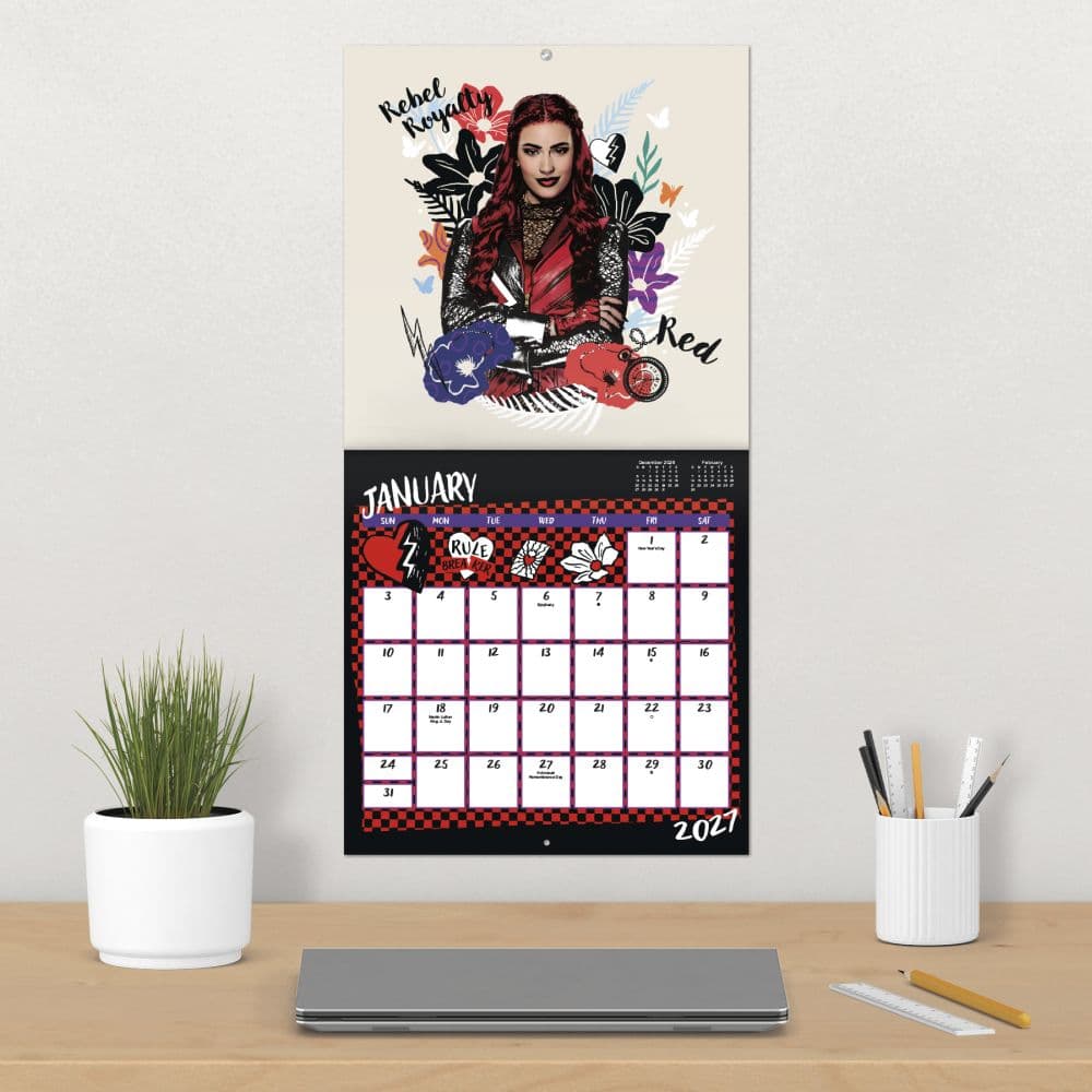 Descendants Wicked Wonderland 2027 Wall Calendar Fourth Alternate Image