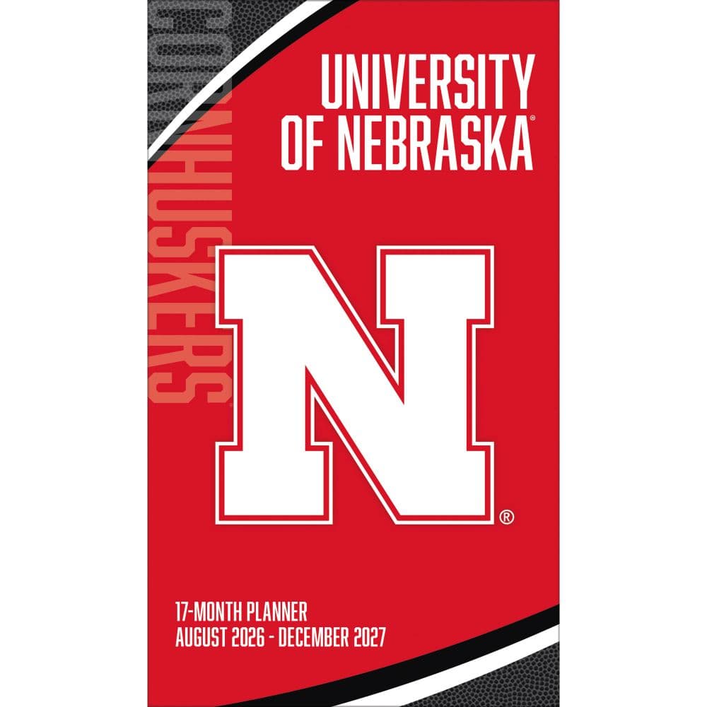 image Nebraska Cornhuskers 2027 17 Month Pocket Planner Main Product Image
