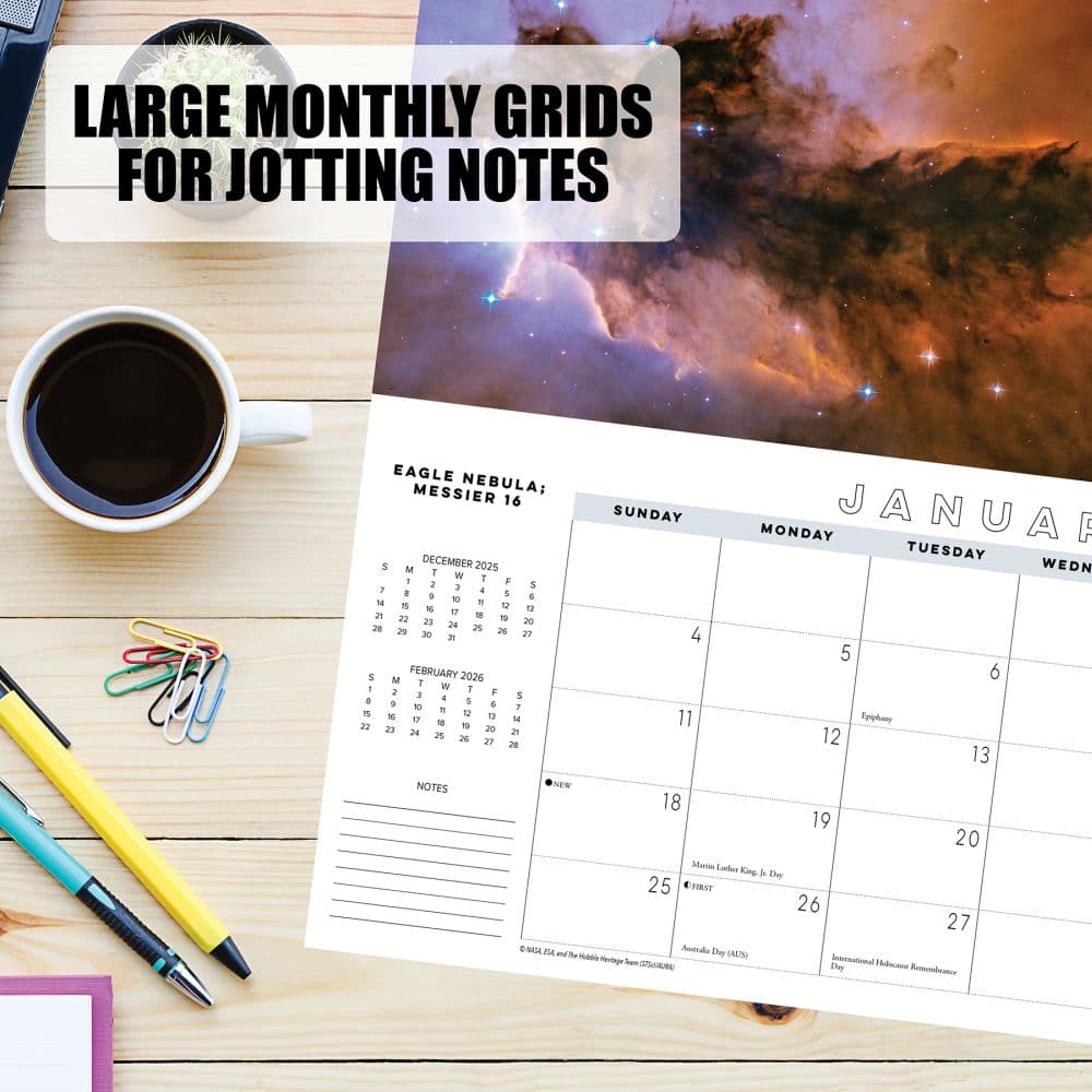 Astronomy Panoramic 2026 Wall Calendar Third Alternate Image