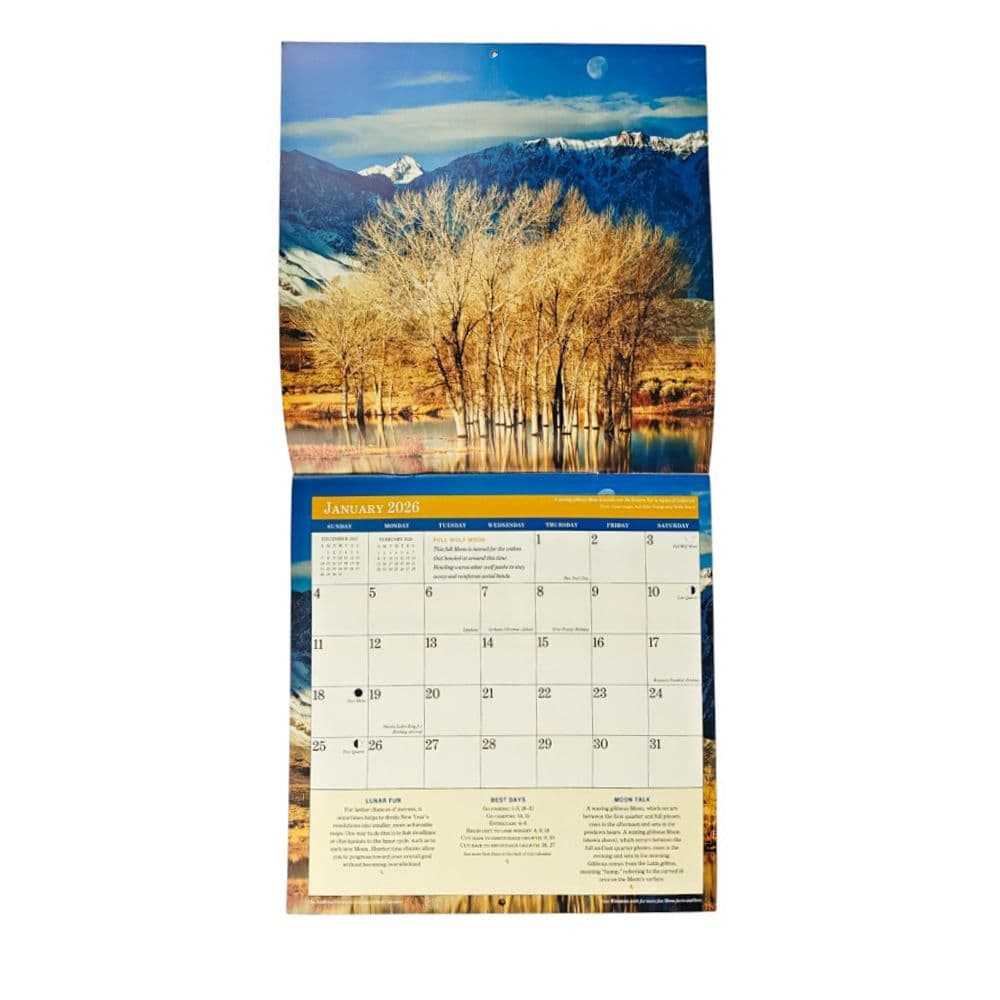 Old Farmers Almanac Moon 2026 Wall Calendar Second Alternate Image