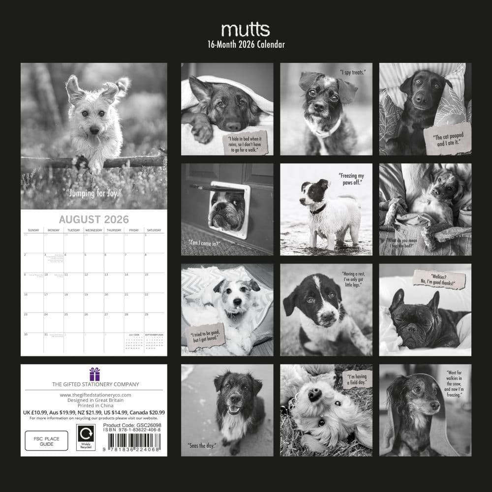 Mutts 2026 Wall Calendar First Alternate Image