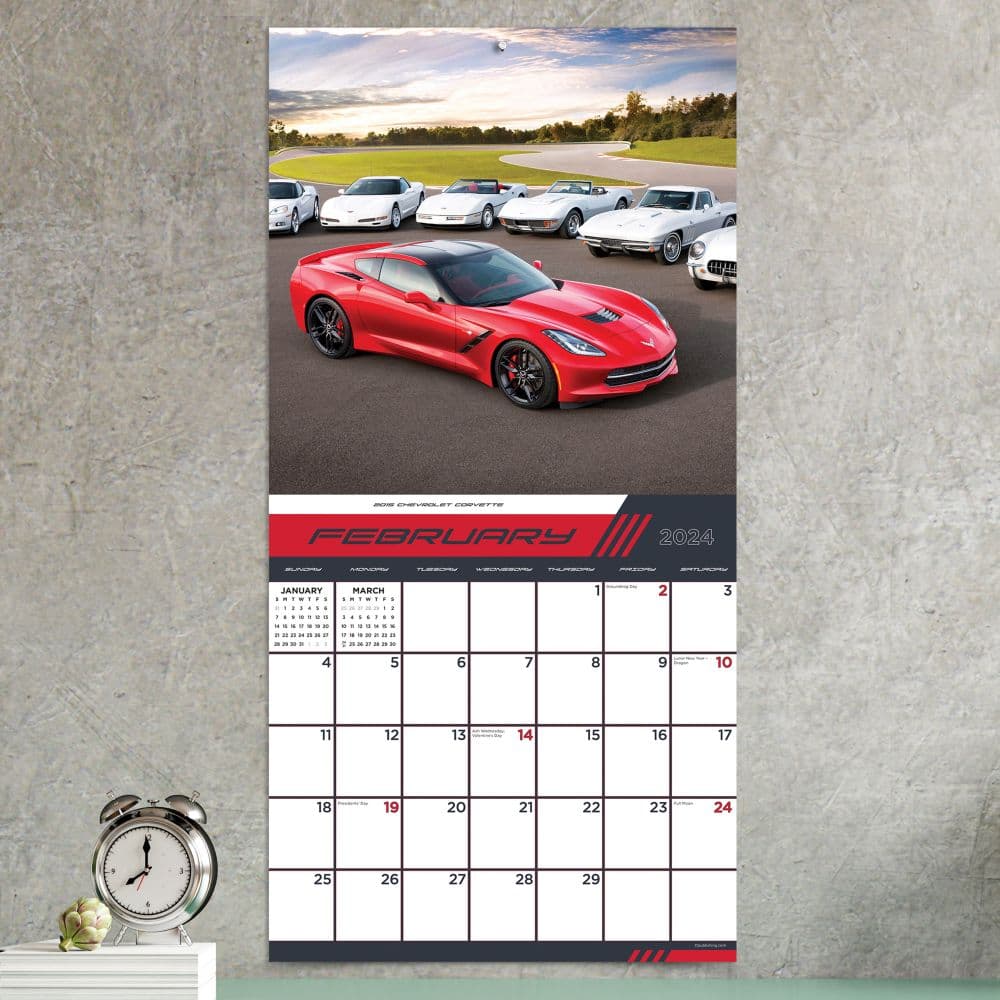 Corvette 2024 Wall Calendar